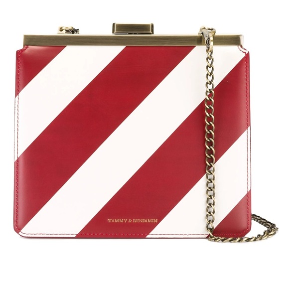 Tammy&Benjamin striped shoulder bag. Hardly used! Pristine Condition! - Picture 6 of 6